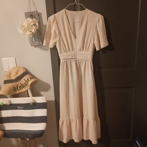 💛Small Women's Light Yellow Dress